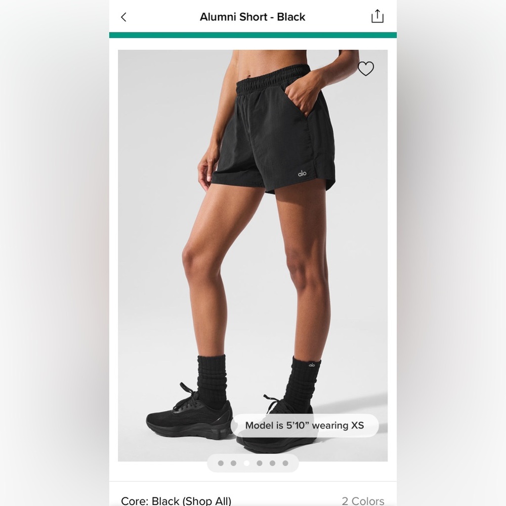 Alo alumni shorts